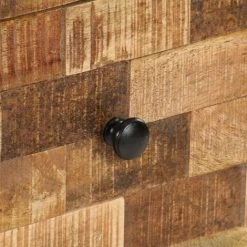 HAPPYSHOPPING Buffet 120x30x70 Cm Bois De Manguier Solide -Buffet et enfilade Soldes 44633936 3