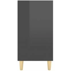 HAPPYSHOPPING Buffet Gris Brillant 103,5x35x70 Cm Agglomere 9 HAPPYSHOPPING Buffet Gris Brillant 103,5x35x70 Cm Agglomere -Buffet et enfilade Soldes 44634229 5