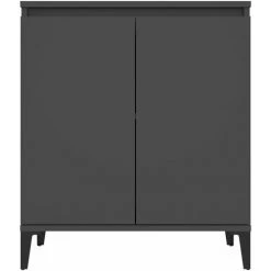 HAPPYSHOPPING Buffet Gris 60x35x70 Cm Agglomere 9 HAPPYSHOPPING Buffet Gris 60x35x70 Cm Agglomere -Buffet et enfilade Soldes 45115987 5