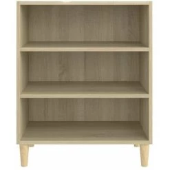 HAPPYSHOPPING Buffet Chene Sonoma 57x35x70 Cm Agglomere -Buffet et enfilade Soldes 45116263 4