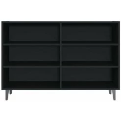 HAPPYSHOPPING Buffet Noir 103,5x35x70 Cm Agglomere -Buffet et enfilade Soldes 45118324 4