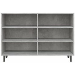 HAPPYSHOPPING Buffet Gris Beton 103,5x35x70 Cm Agglomere 8 HAPPYSHOPPING Buffet Gris Beton 103,5x35x70 Cm Agglomere -Buffet et enfilade Soldes 45120446 4