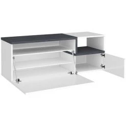 AHD AMAZING HOME DESIGN Meuble D’entrée Buffet Bas 2 Portes Compartiment Ouvert Zet Baix Ardesia 8 AHD AMAZING HOME DESIGN Meuble D’entrée Buffet Bas 2 Portes Compartiment Ouvert Zet Baix Ardesia -Buffet et enfilade Soldes 45683279 4