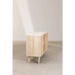 Buffet En Bois Ralik Design SKLUM Bois De Paulownia - Osier Bois Naturel - Bois Naturel Bois Naturel -Buffet et enfilade Soldes 45738983 4