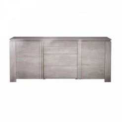 DANSMAMAISON Buffet 2 Portes 3 Tiroirs Chêne Beige - TOULOUSE - L 205 X L 42 X H 87 Cm - Bois Clair 6 DANSMAMAISON Buffet 2 Portes 3 Tiroirs Chêne Beige - TOULOUSE - L 205 X L 42 X H 87 Cm - Bois Clair -Buffet et enfilade Soldes 45792539 3