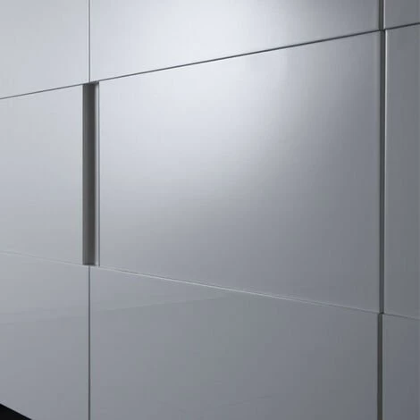 DANSMAMAISON Buffet 4 Portes Laqué Blanc Brillant - FATISCA - L 210 X L 50 X H 83 Cm - Blanc 4 DANSMAMAISON Buffet 4 Portes Laqué Blanc Brillant - FATISCA - L 210 X L 50 X H 83 Cm - Blanc – Image 4