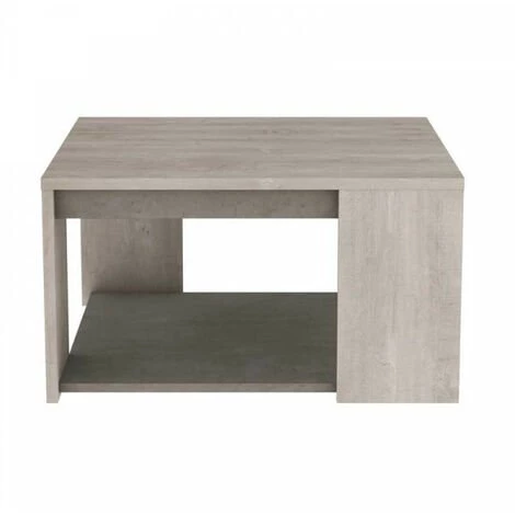 DANSMAMAISON Table Basse Carrée Double Plateaux - LYON - L 80 X L 80 X H 44 Cm - Bois Clair 3 DANSMAMAISON Table Basse Carrée Double Plateaux - LYON - L 80 X L 80 X H 44 Cm - Bois Clair – Image 3