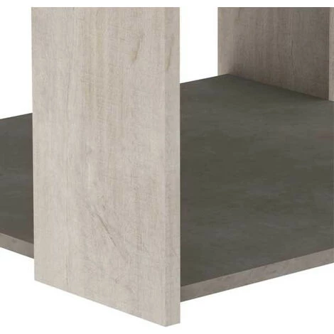 DANSMAMAISON Table Basse Carrée Double Plateaux - LYON - L 80 X L 80 X H 44 Cm - Bois Clair 4 DANSMAMAISON Table Basse Carrée Double Plateaux - LYON - L 80 X L 80 X H 44 Cm - Bois Clair – Image 4