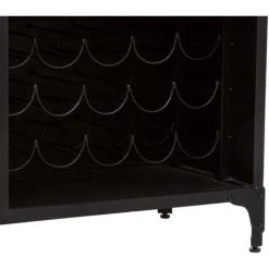 Meuble Bar / Buffet En Fer Coloris Noir - Longueur 110 X Profondeur 50 X Hauteur 104 Cm -PEGANE- 7 Meuble Bar / Buffet En Fer Coloris Noir - Longueur 110 X Profondeur 50 X Hauteur 104 Cm -PEGANE- -Buffet et enfilade Soldes 45838396 3