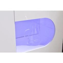 ORGANNICE Buffet Moderne Blanc Brillant Avec éclairage Led Variable, Buffet Salon Et Salle à Manger 150cm - Blanc -Buffet et enfilade Soldes 45951437 5