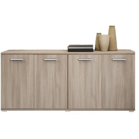 ARGONAUTA ITALIA Meuble Polyvalent Meuble De Salon En Bois Mélaminé Orme 180x45xh.80 Cm 1 ARGONAUTA ITALIA Meuble Polyvalent Meuble De Salon En Bois Mélaminé Orme 180x45xh.80 Cm