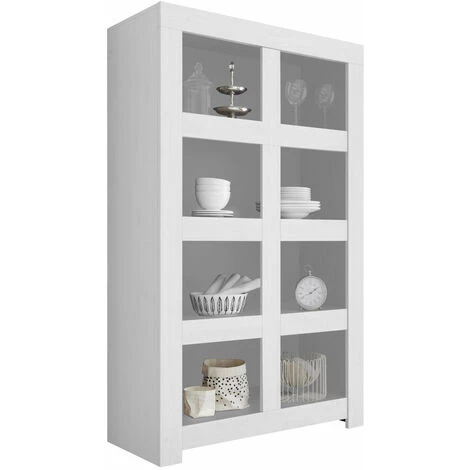 TFT HOME FURNITURE Buffet/Bibliothèque PANAMA Blanc 1 TFT HOME FURNITURE Buffet/Bibliothèque PANAMA Blanc