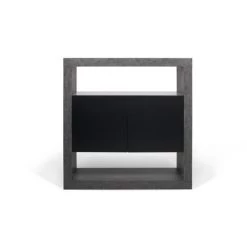 SYMBIOSIS - Buffet Haut DETROIT Béton Et Noir - Cemento E Nero