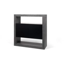 SYMBIOSIS - Buffet Haut DETROIT Béton Et Noir - Cemento E Nero -Buffet et enfilade Soldes 46482832 3