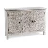 ARGONAUTA Buffet Mobile Blanc Vieilli Buffet Salon Cm 120 X 36 X 81 H