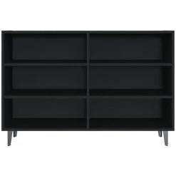 ASUPERMALL Buffet Noir 103,5x35x70 Cm Agglomere -Buffet et enfilade Soldes 46890504 4