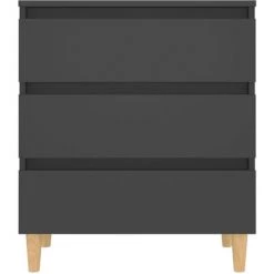 ASUPERMALL Buffet Gris 60x35x69 Cm Agglomere 9 ASUPERMALL Buffet Gris 60x35x69 Cm Agglomere -Buffet et enfilade Soldes 46890621 5