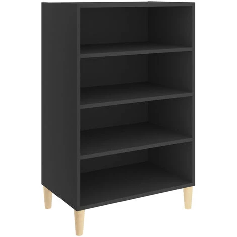 ASUPERMALL Buffet Gris 57x35x90 Cm Agglomere 2 ASUPERMALL Buffet Gris 57x35x90 Cm Agglomere – Image 2