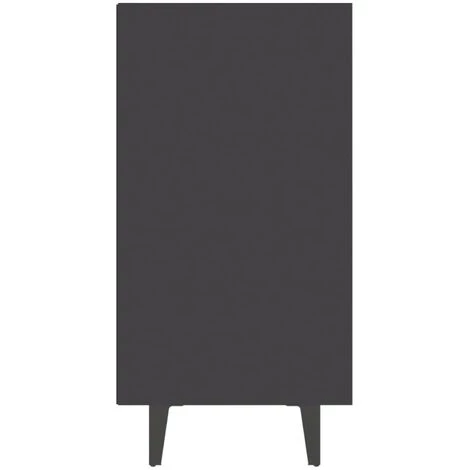 ASUPERMALL Buffet Gris 103,5x35x70 Cm Agglomere 5 ASUPERMALL Buffet Gris 103,5x35x70 Cm Agglomere – Image 5