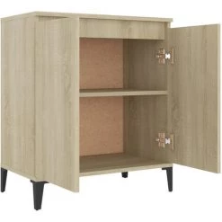 ASUPERMALL Buffet Chene Sonoma 60x35x70 Cm Agglomere 8 ASUPERMALL Buffet Chene Sonoma 60x35x70 Cm Agglomere -Buffet et enfilade Soldes 46890655 4