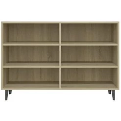 ASUPERMALL Buffet Chene Sonoma 103,5x35x70 Cm Agglomere 8 ASUPERMALL Buffet Chene Sonoma 103,5x35x70 Cm Agglomere -Buffet et enfilade Soldes 46890666 4