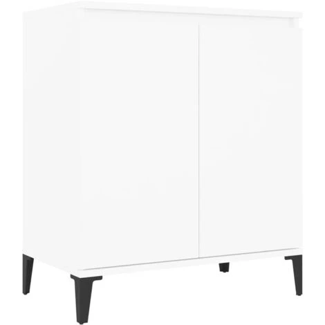 ASUPERMALL Buffet Blanc 60x35x70 Cm Agglomere 2 ASUPERMALL Buffet Blanc 60x35x70 Cm Agglomere – Image 2