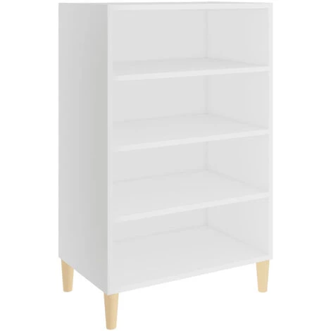 ASUPERMALL Buffet Blanc 57x35x90 Cm Agglomere 2 ASUPERMALL Buffet Blanc 57x35x90 Cm Agglomere – Image 2