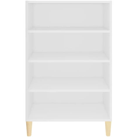 ASUPERMALL Buffet Blanc 57x35x90 Cm Agglomere 4 ASUPERMALL Buffet Blanc 57x35x90 Cm Agglomere – Image 4