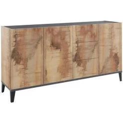 AHD AMAZING HOME DESIGN Buffet 3 Portes 3 Tiroirs 160x40cm Design Moderne Rebecca Report 7 AHD AMAZING HOME DESIGN Buffet 3 Portes 3 Tiroirs 160x40cm Design Moderne Rebecca Report -Buffet et enfilade Soldes 47249112 3
