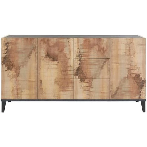 AHD AMAZING HOME DESIGN Buffet 3 Portes 3 Tiroirs 160x40cm Design Moderne Rebecca Report 5 AHD AMAZING HOME DESIGN Buffet 3 Portes 3 Tiroirs 160x40cm Design Moderne Rebecca Report – Image 5