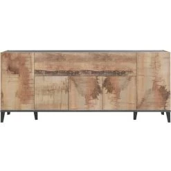 AHD AMAZING HOME DESIGN Buffet 5 Porte Battantes 1 Compartiment Rabattable 200x40cm Stephanie Report 9 AHD AMAZING HOME DESIGN Buffet 5 Porte Battantes 1 Compartiment Rabattable 200x40cm Stephanie Report -Buffet et enfilade Soldes 47249124 5