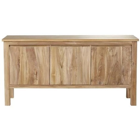 BOIS DESSUS BOIS DESSOUS Buffet En Bois De Teck 150 Cm - Naturel 2 BOIS DESSUS BOIS DESSOUS Buffet En Bois De Teck 150 Cm - Naturel – Image 2