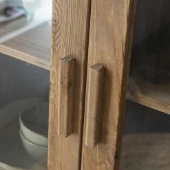 MADE IN MEUBLES Vaisselier En Bois Recyclé Blaise 90cm - Marron 7 MADE IN MEUBLES Vaisselier En Bois Recyclé Blaise 90cm - Marron -Buffet et enfilade Soldes 47662880 4