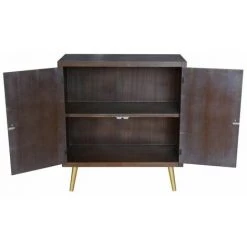 Paris Prix - Buffet 2 Portes En Bois "laris" 90cm Naturel -Buffet et enfilade Soldes 47742829 3