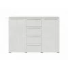 USINESTREET Buffet BAPTISTE Avec 2 Portes Et 4 Tiroirs - Blanc - Blanc
