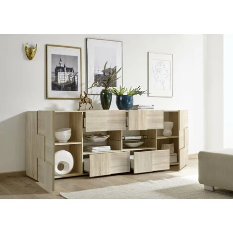TFT HOME FURNITURE Buffet BRAMON Chêne 3 TFT HOME FURNITURE Buffet BRAMON Chêne – Image 3