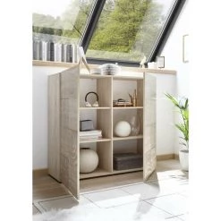 TFT HOME FURNITURE Buffet BREZ Chêne -Buffet et enfilade Soldes 49480068 3