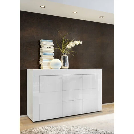 TFT HOME FURNITURE Buffet BUILD Blanc 2 TFT HOME FURNITURE Buffet BUILD Blanc – Image 2