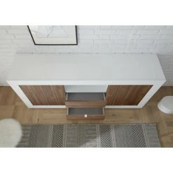 TFT HOME FURNITURE Buffet LIPARI Noyer 8 TFT HOME FURNITURE Buffet LIPARI Noyer -Buffet et enfilade Soldes 49480082 4