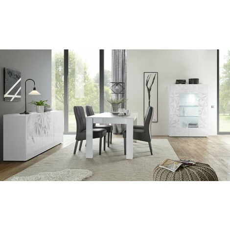 TFT HOME FURNITURE Buffet PRAGUE Blanc 5 TFT HOME FURNITURE Buffet PRAGUE Blanc – Image 5