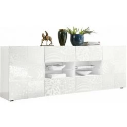 TFT HOME FURNITURE Buffet BREZ Blanc
