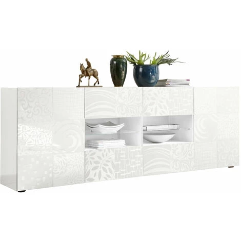 TFT HOME FURNITURE Buffet BREZ Blanc 1 TFT HOME FURNITURE Buffet BREZ Blanc