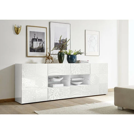 TFT HOME FURNITURE Buffet BREZ Blanc 3 TFT HOME FURNITURE Buffet BREZ Blanc – Image 3