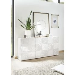 TFT HOME FURNITURE Buffet BREZ Blanc -Buffet et enfilade Soldes 49480112 3