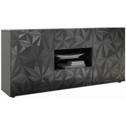 TFT HOME FURNITURE Buffet PRAGUE Anthracite