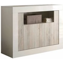 TFT HOME FURNITURE Meuble D'entrée LIPARI Blanc