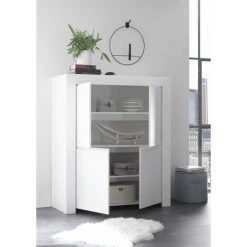 TFT HOME FURNITURE Buffet PANAMA Blanc -Buffet et enfilade Soldes 49480167 3