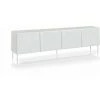 TFT HOME FURNITURE Buffet 4 Portes PANAREA-S Blanc