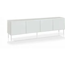 TFT HOME FURNITURE Buffet 4 Portes PANAREA-S Blanc