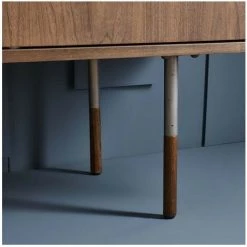 Buffet En Bois Massif 2 Portes Et 4 Tiroirs - L200 X H81cm - Alturas - Signature - Bois Foncé 7 Buffet En Bois Massif 2 Portes Et 4 Tiroirs - L200 X H81cm - Alturas - Signature - Bois Foncé -Buffet et enfilade Soldes 49905533 4